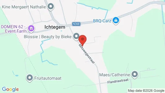 Apartments for rent i Ichtegem - kort over placeringen
