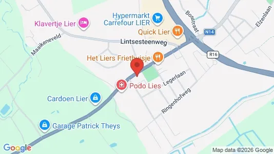 Apartments for rent i Lier - kort over placeringen