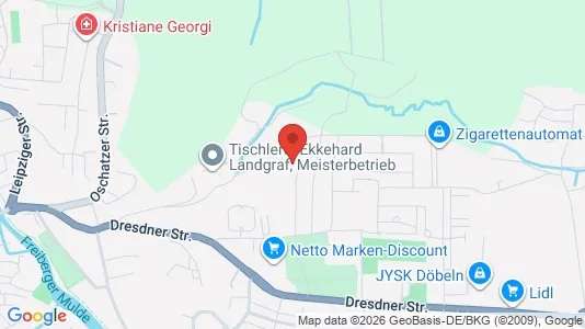 Apartments for rent i Central Saxony - kort over placeringen