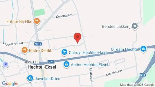Rooms for rent i Hechtel-Eksel - kort over placeringen