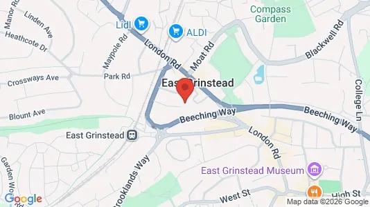 Apartments for rent i East Grinstead - West Sussex - kort over placeringen