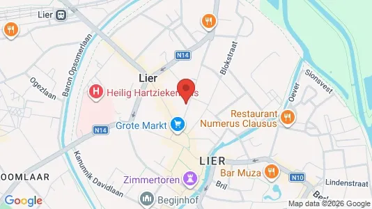 Apartments for rent i Lier - kort over placeringen