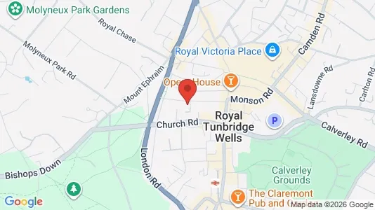 Apartments for rent i Tunbridge wells - Kent - kort over placeringen