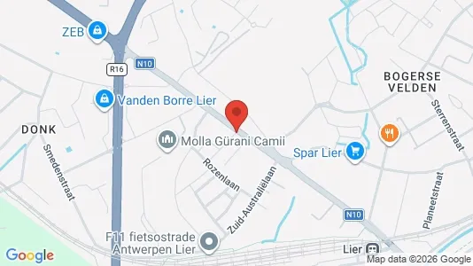 Apartments for rent i Lier - kort over placeringen