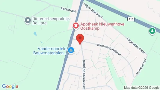 Apartments for rent i Oostkamp - kort over placeringen