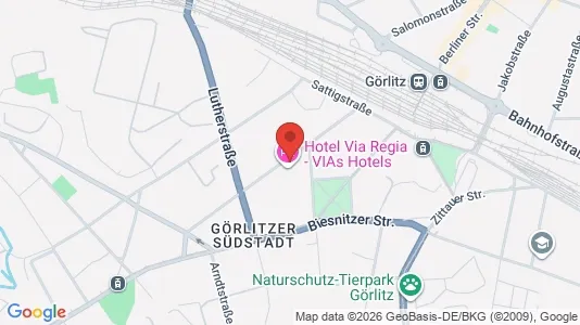 Apartments for rent i Görlitz - kort over placeringen