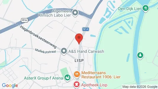 Apartments for rent i Lier - kort over placeringen