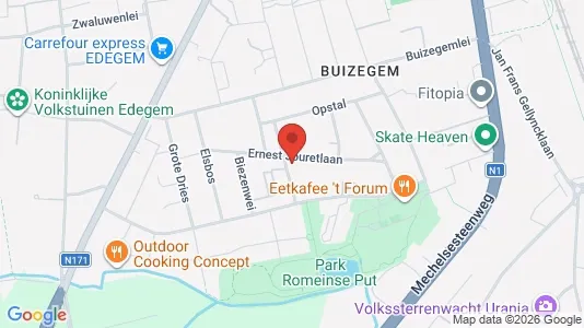 Apartments for rent i Edegem - kort over placeringen