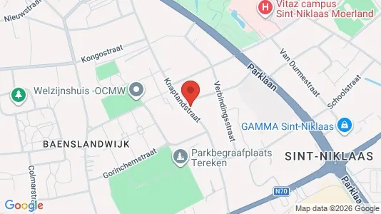 Apartments for rent i Sint-Niklaas - kort over placeringen