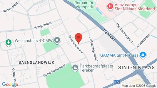 Apartments for rent i Sint-Niklaas - kort over placeringen