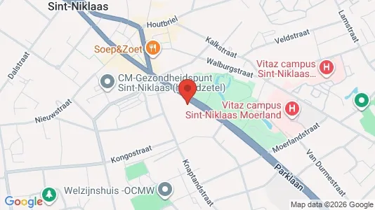 Apartments for rent i Sint-Niklaas - kort over placeringen