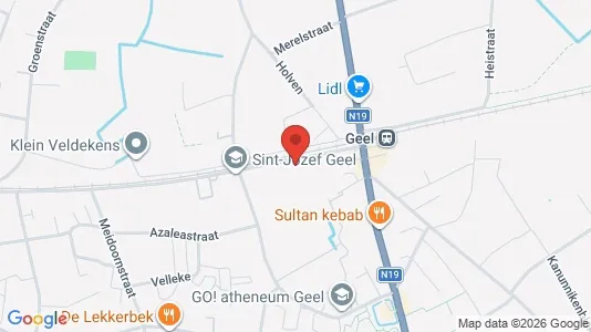 Apartments for rent i Geel - kort over placeringen