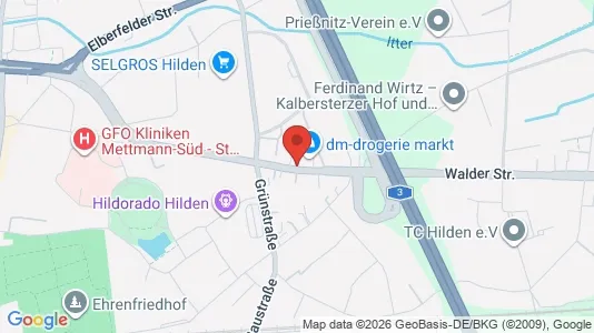 Apartments for rent i Mettmann - kort over placeringen