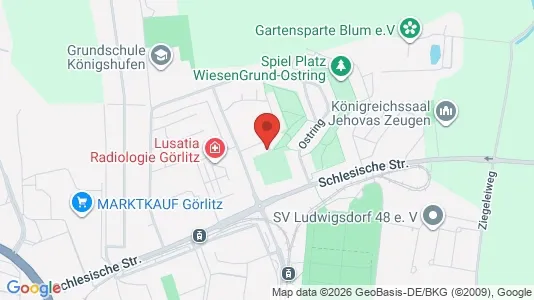 Apartments for rent i Görlitz - kort over placeringen