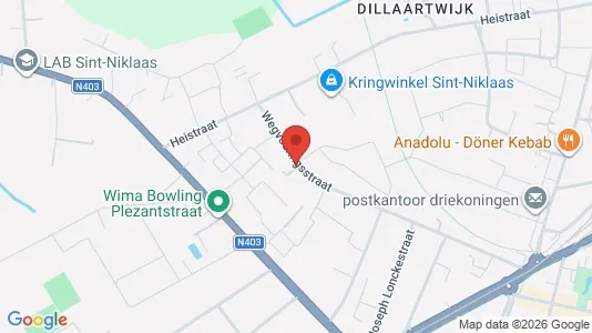 Apartments for rent i Sint-Niklaas - kort over placeringen