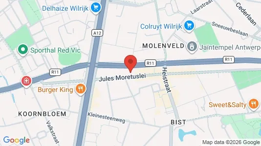 Apartments for rent i Antwerp Wilrijk - kort over placeringen