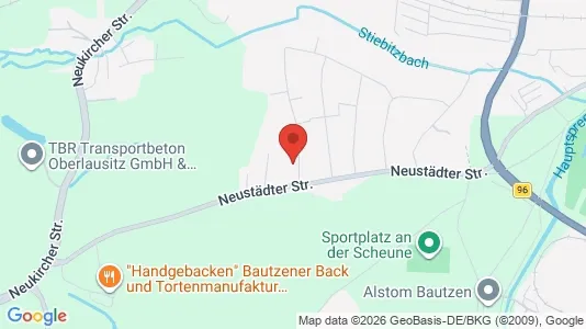 Apartments for rent i Bautzen - kort over placeringen
