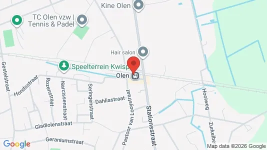Apartments for rent i Olen - kort over placeringen
