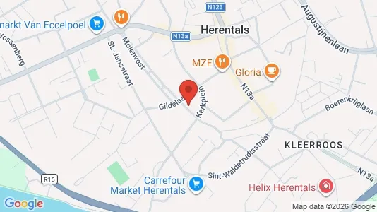 Apartments for rent i Herentals - kort over placeringen