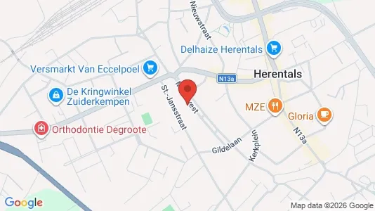 Apartments for rent i Herentals - kort over placeringen