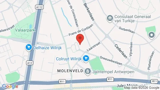 Apartments for rent i Antwerp Wilrijk - kort over placeringen