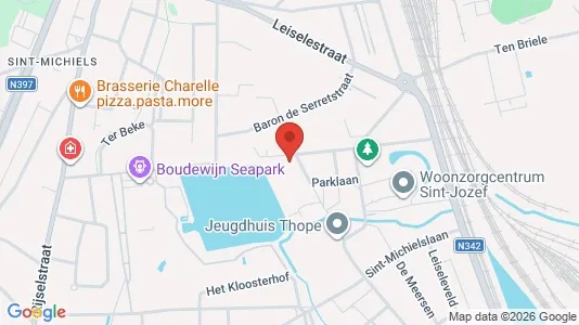 Apartments for rent i Brugge - kort over placeringen