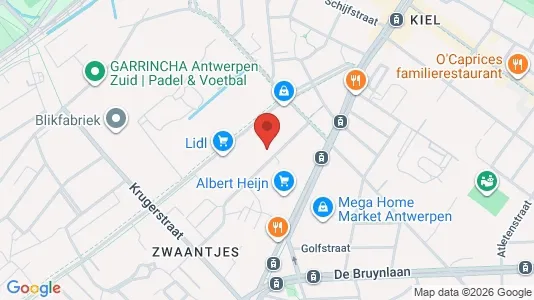 Apartments for rent i Antwerp Hoboken - kort over placeringen