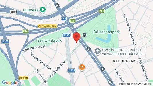Apartments for rent i Antwerp Berchem - kort over placeringen