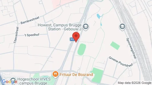 Apartments for rent i Brugge - kort over placeringen