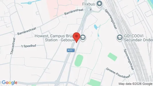 Apartments for rent i Brugge - kort over placeringen