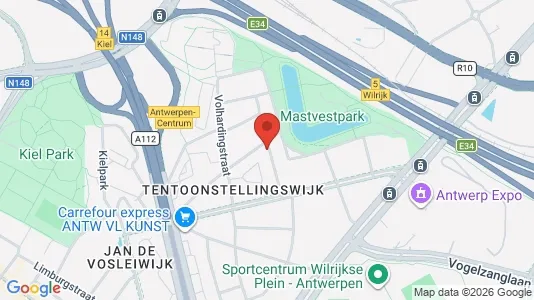 Apartments for rent i Stad Antwerp - kort over placeringen