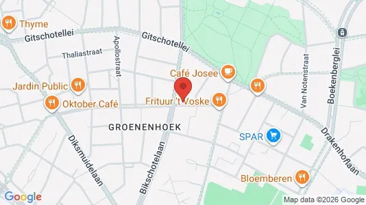 Apartments for rent i Antwerp Borgerhout - kort over placeringen