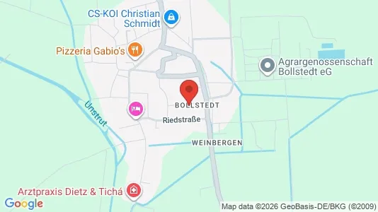 Apartments for rent i Unstrut-Hainich-Kreis - kort over placeringen