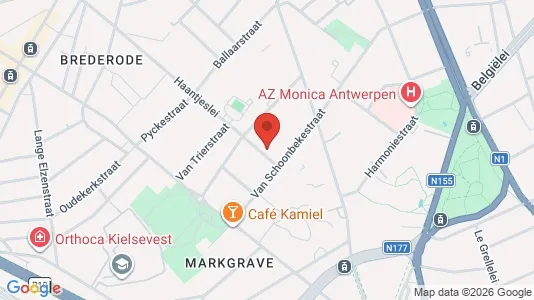 Apartments for rent i Stad Antwerp - kort over placeringen
