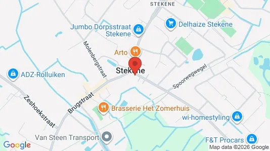 Apartments for rent i Stekene - kort over placeringen