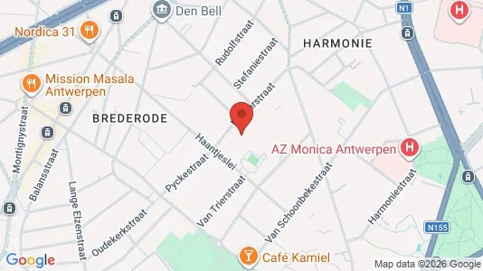 Apartments for rent i Stad Antwerp - kort over placeringen
