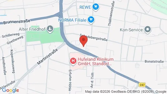 Apartments for rent i Unstrut-Hainich-Kreis - kort over placeringen