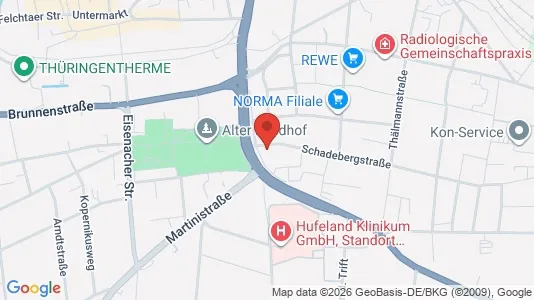 Apartments for rent i Unstrut-Hainich-Kreis - kort over placeringen
