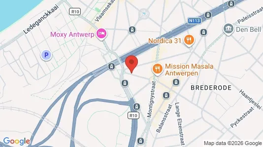 Apartments for rent i Stad Antwerp - kort over placeringen