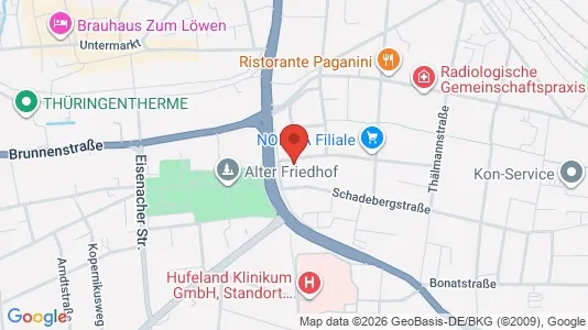 Apartments for rent i Unstrut-Hainich-Kreis - kort over placeringen