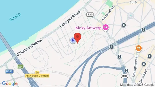 Apartments for rent i Stad Antwerp - kort over placeringen