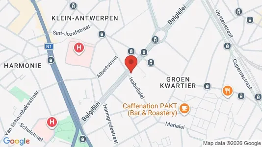 Apartments for rent i Stad Antwerp - kort over placeringen
