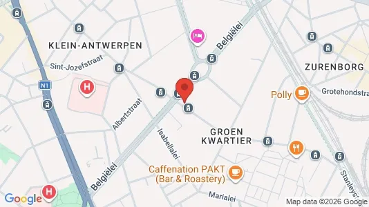 Apartments for rent i Stad Antwerp - kort over placeringen