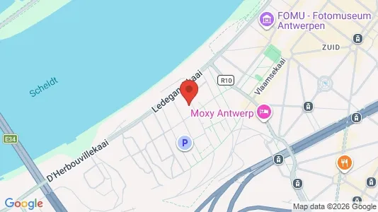 Apartments for rent i Stad Antwerp - kort over placeringen