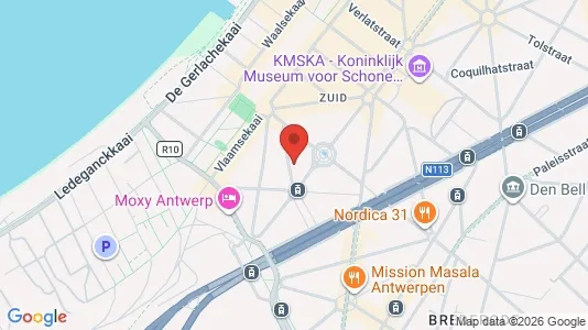 Apartments for rent i Stad Antwerp - kort over placeringen