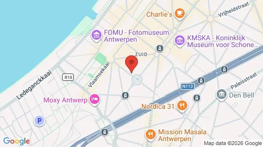 Apartments for rent i Stad Antwerp - kort over placeringen