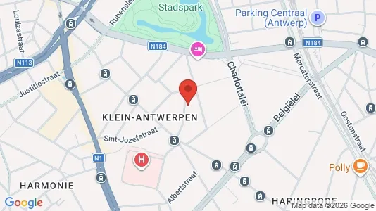 Apartments for rent i Stad Antwerp - kort over placeringen