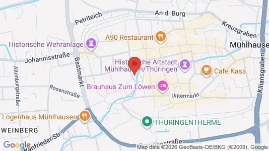 Apartments for rent i Unstrut-Hainich-Kreis - kort over placeringen