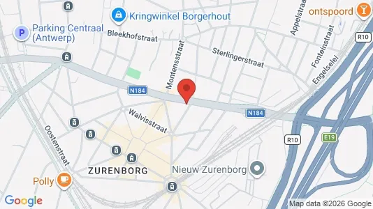 Apartments for rent i Stad Antwerp - kort over placeringen