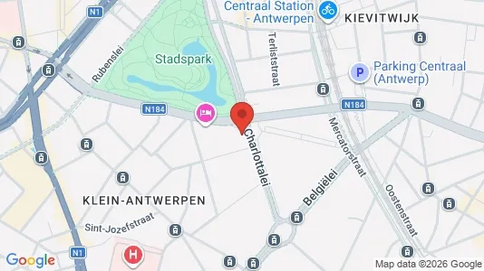 Apartments for rent i Stad Antwerp - kort over placeringen